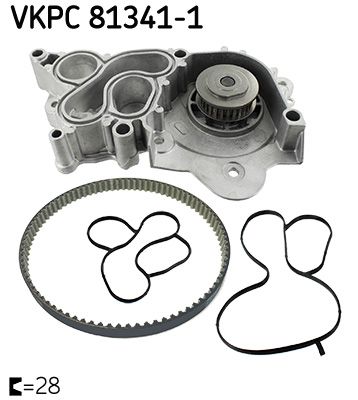 Water Pump, engine cooling SKF VKPC 81341-1