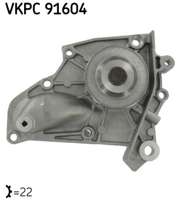 SKF VKPC 91604 Water Pump, engine cooling