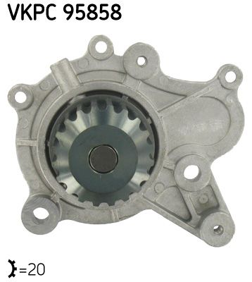 SKF VKPC 95858 Water Pump, engine cooling