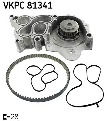 SKF VKPC 81341 Water Pump, engine cooling