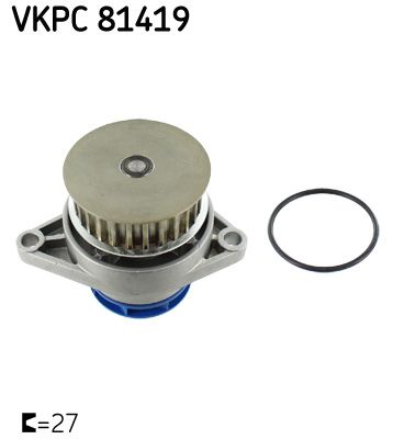 SKF VKPC 81419 Water Pump, engine cooling