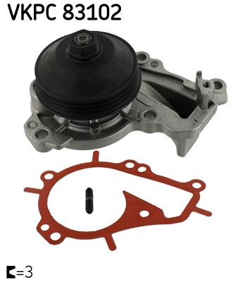 SKF VKPC 83102 Water Pump, engine cooling