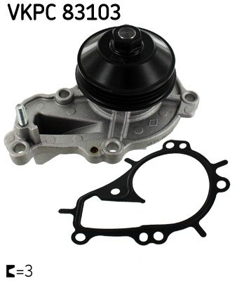 Water Pump, engine cooling SKF VKPC 83103