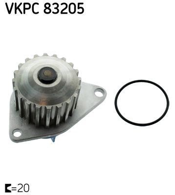 Water Pump, engine cooling SKF VKPC 83205