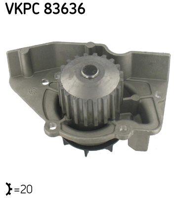 SKF VKPC 83636 Water Pump, engine cooling