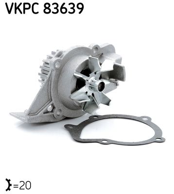 SKF VKPC 83639 Water Pump, engine cooling