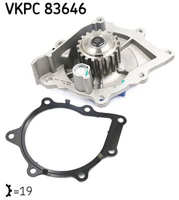 SKF VKPC 83646 Water Pump, engine cooling