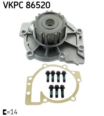 SKF VKPC 86520 Water Pump, engine cooling