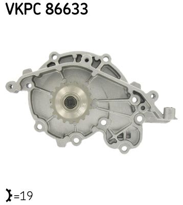 Water Pump, engine cooling SKF VKPC 86633