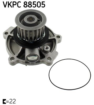 SKF VKPC 88505 Water Pump, engine cooling