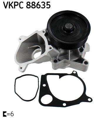 Water Pump, engine cooling SKF VKPC 88635