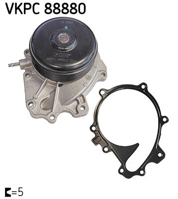SKF VKPC 88880 Water Pump, engine cooling