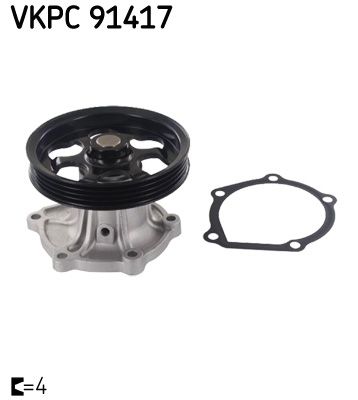 SKF VKPC 91417 Water Pump, engine cooling