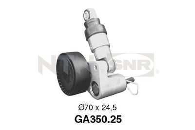 Tensioner Pulley, V-ribbed belt SNR GA350.25