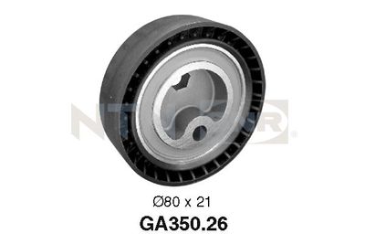 Tensioner Pulley, V-ribbed belt SNR GA350.26