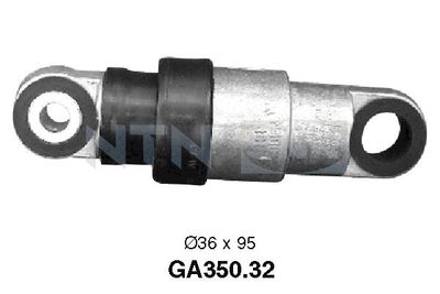 Tensioner Pulley, V-ribbed belt SNR GA350.32
