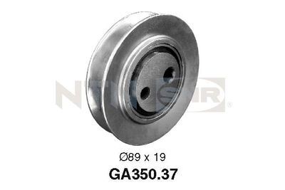 Tensioner Pulley, V-ribbed belt SNR GA350.37