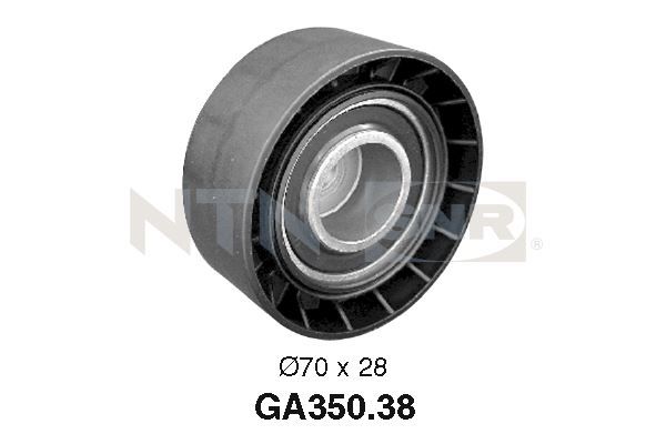 SNR GA350.38 Tensioner Pulley, V-ribbed belt