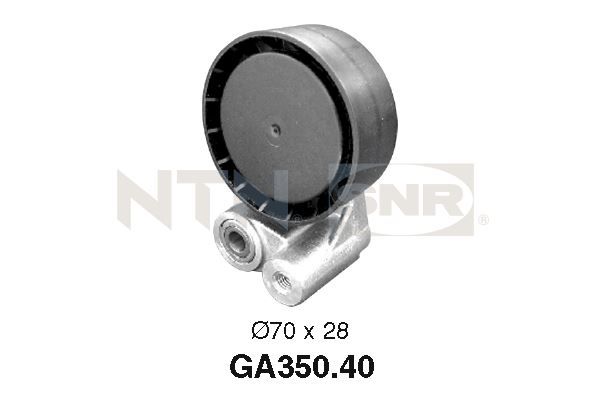 SNR GA350.40 Tensioner Pulley, V-ribbed belt