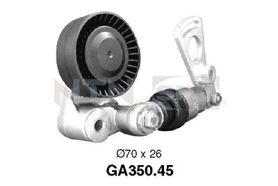 Tensioner Pulley, V-ribbed belt SNR GA350.45