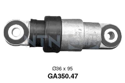 Tensioner Pulley, V-ribbed belt SNR GA350.47