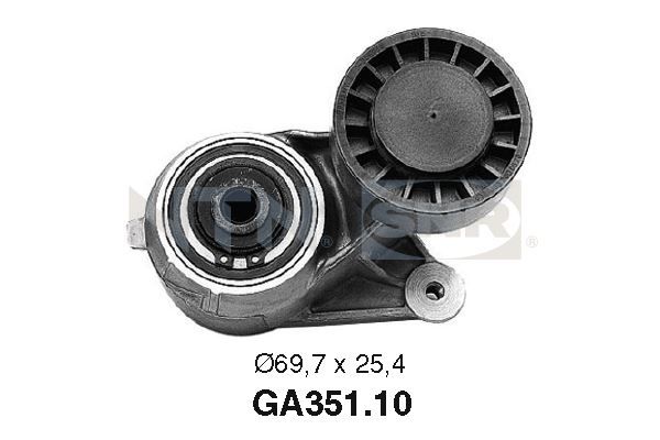 SNR GA351.10 Tensioner Pulley, V-ribbed belt