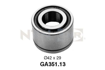 Deflection/Guide Pulley, V-ribbed belt SNR GA351.13