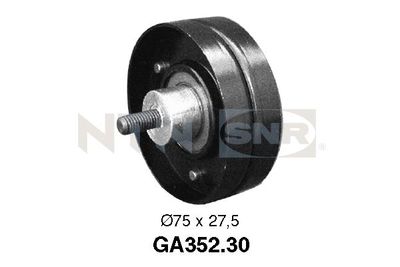 Deflection/Guide Pulley, V-ribbed belt SNR GA352.30