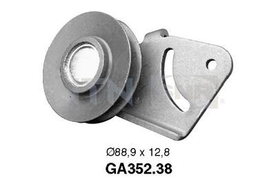 Tensioner Pulley, V-ribbed belt SNR GA352.38