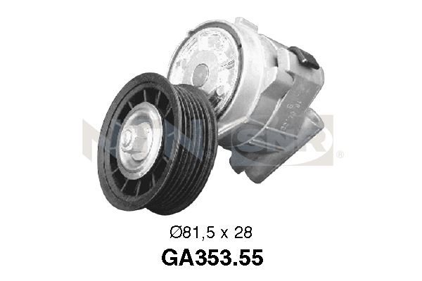 SNR GA353.55 Tensioner Pulley, V-ribbed belt
