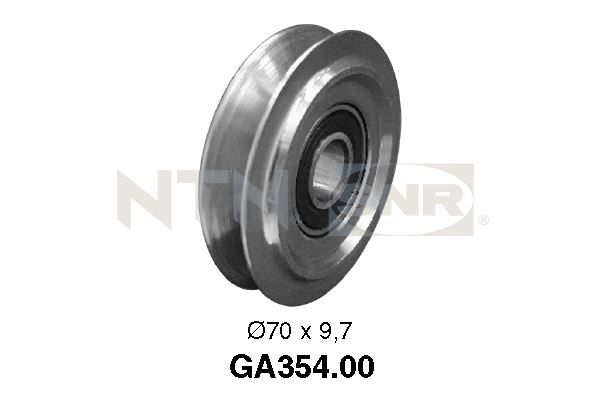 SNR GA354.00 Deflection/Guide Pulley, V-ribbed belt