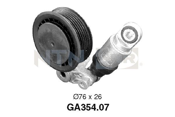 SNR GA354.07 Tensioner Pulley, V-ribbed belt