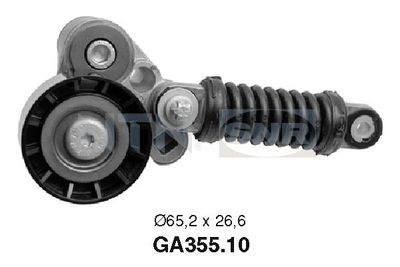 Tensioner Pulley, V-ribbed belt SNR GA355.10