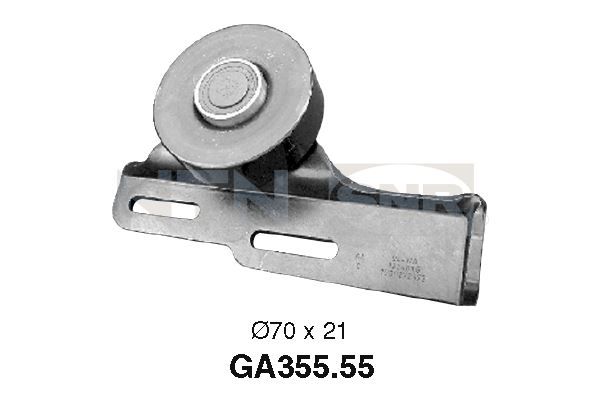 SNR GA355.55 Tensioner Pulley, V-ribbed belt