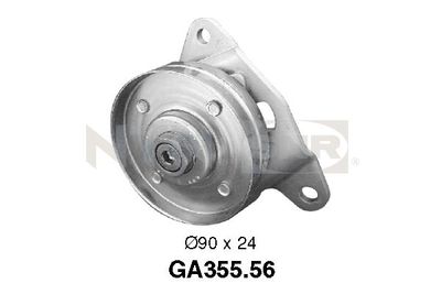 Deflection/Guide Pulley, V-ribbed belt SNR GA355.56