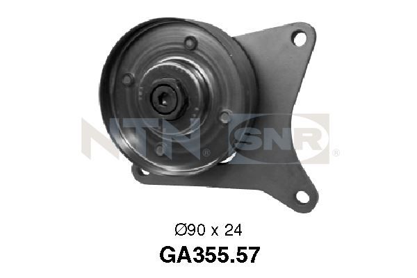 SNR GA355.57 Deflection/Guide Pulley, V-ribbed belt