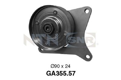 Deflection/Guide Pulley, V-ribbed belt SNR GA355.57