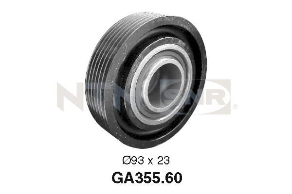 SNR GA355.60 Deflection/Guide Pulley, V-ribbed belt