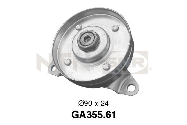 SNR GA355.61 Tensioner Pulley, V-ribbed belt