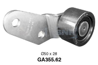 Deflection/Guide Pulley, V-ribbed belt SNR GA355.62