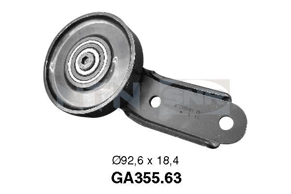SNR GA355.63 Tensioner Pulley, V-ribbed belt