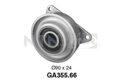 Deflection/Guide Pulley, V-ribbed belt SNR GA355.66