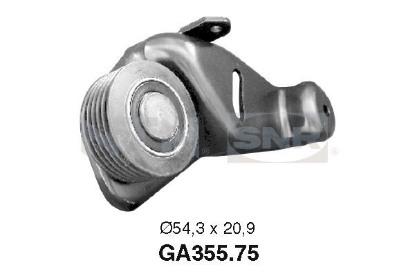 SNR GA355.75 Tensioner Pulley, V-ribbed belt