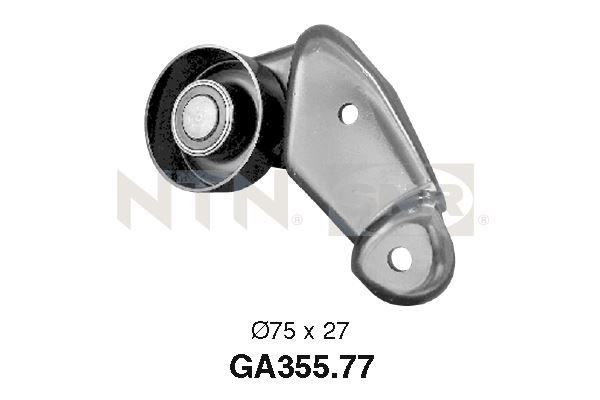 SNR GA355.77 Deflection/Guide Pulley, V-ribbed belt