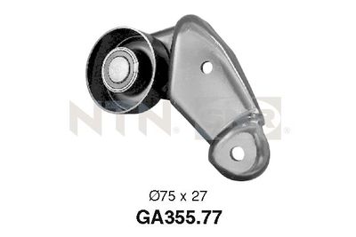 Deflection/Guide Pulley, V-ribbed belt SNR GA355.77
