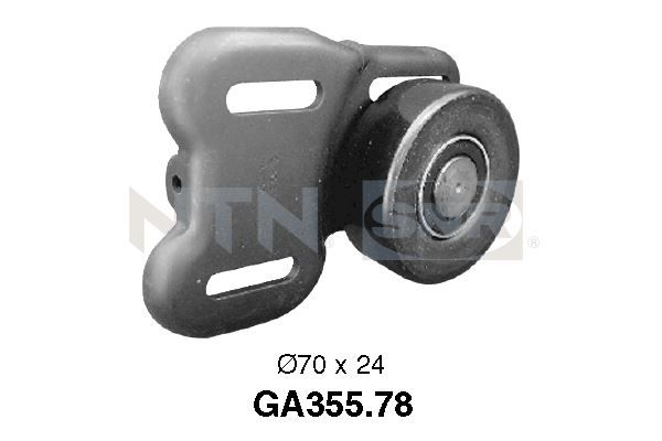 SNR GA355.78 Tensioner Pulley, V-ribbed belt