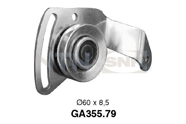 SNR GA355.79 Tensioner Pulley, V-ribbed belt