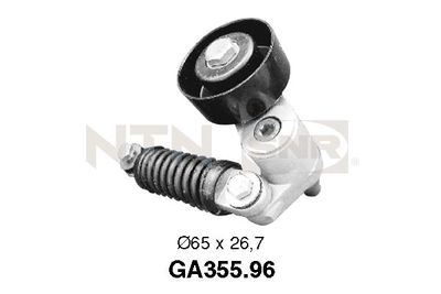 Tensioner Pulley, V-ribbed belt SNR GA355.96
