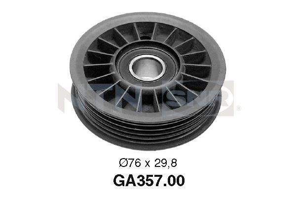 SNR GA357.00 Tensioner Pulley, V-ribbed belt