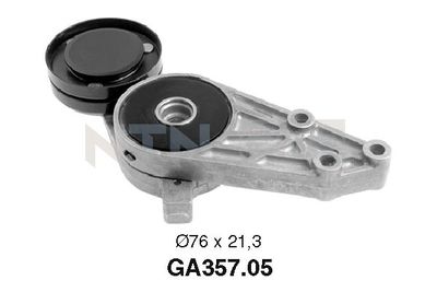 Tensioner Pulley, V-ribbed belt SNR GA357.05